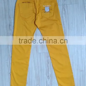 GZY Guangzhou Stock Lots Breathable Fabric Casual Colored Pants for Man thumbnail-1