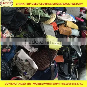 Africa Buyers Looking Second Hand Bags Warehouse China Women Big Bags, Leather Handbags for Men, Children Used School Bags thumbnail-4