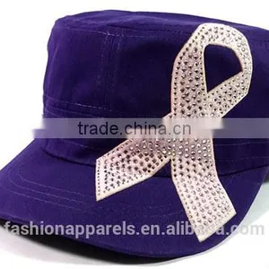 100%Cotton Twill Promotional Caps Rhinestone Bow Hats thumbnail-1