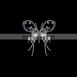 Clothing Decoration Butterfly Texans Hot Fix Rhinestone Transfer Designs thumbnail-3
