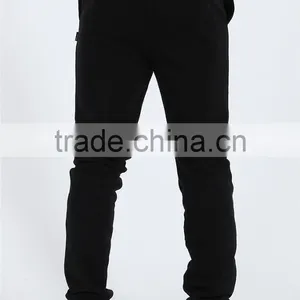 Cheap Casual Trousers Mens Knitted Black Pants Trousers Fabric thumbnail-3