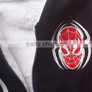 Chinese Winter Coat Children Boy Spider-Man Clothing Boy Winter Jacket Children Wool Coat for Baby thumbnail-3