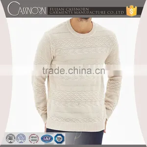 Round Neckline Polyester Sweater Designs Pictures for Man thumbnail-1