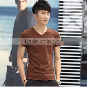 2016 New China Manufacturer Cotton Slim Fit Man T-shirt thumbnail-4