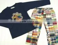 Wholesale Thanksgiving Boutique Embroidery Long Sleeve Set the Style of 2017 is Very Popular thumbnail-1