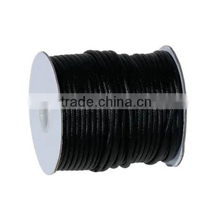 Polyamide Nylon Jewelry Thread Cord Black 3mm thumbnail-1