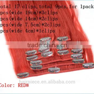 Express Long Clip In Human Hair, Cheap 100% Human Hair Clip In Hair Extension thumbnail-2