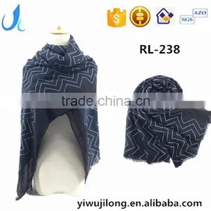 Wave Printed Women Shawl Scarf thumbnail-1