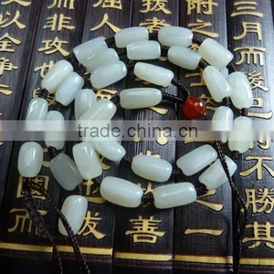 HEtian Jade Authentic Green Jade Seed Makings Handmade Necklace Jewels Jade Stone thumbnail-4