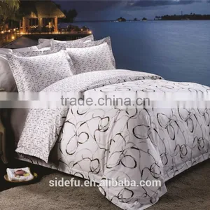 High Quality Queen Size Printed Hotel Duvet Cover Set thumbnail-3