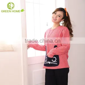 Wholesale Thick Maternity Hungry Cat Whole Black Dots Priented Nightly AK092 OEM Accepred thumbnail-1