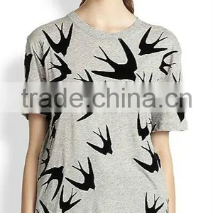 100% Cotton Graphic Print Boyfriend Tee thumbnail-2