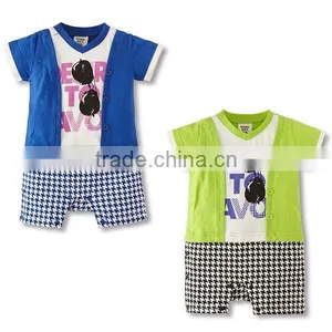 2016 Summer Fashion Sunglasses Style Baby Romper thumbnail-1