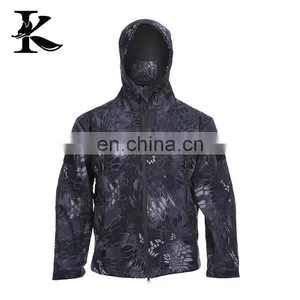 Wholesale Camouflage Hunting Waterproof Softshell Jacket thumbnail-5