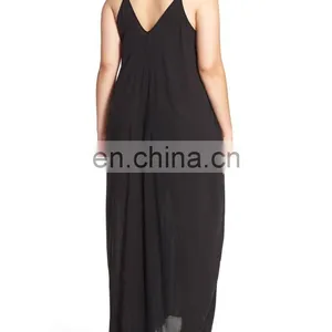 C6 V-Back Maxi Beach Dress Plus Size thumbnail-3
