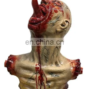 Breathless Hanging Dead Head Halloween Fancy Dress Party Adult Zombie Prop thumbnail-3