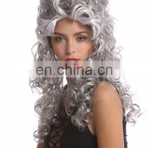 Carnival Barock Grey Party Wigs P-W236 thumbnail-5