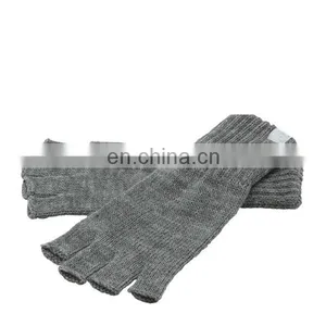 Winter Fashion Acrylic Knit Fingerless Gloves thumbnail-2