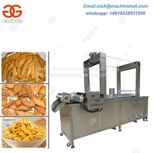 Factory Continuous Deep Frying Machine/Industrial Continuous Deep Frying Machine/High Efficiency Continuous Deep Frying thumbnail-2