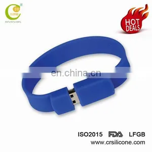 High Quality Silicone Bracelet Usb Flash Drive Wristband With Oem Logo thumbnail-6