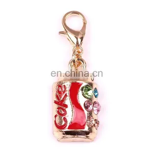 Custom Enamel Keyring With Lobster Clasps White Owl Key Chain Metal Owl Enamel Keychain for Bag thumbnail-6