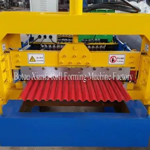Roof Panel Corrugated Color Steel Roll Forming Machine thumbnail-3