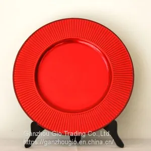 Plastic Charger Plate,christmas Decoration Plate Charger Plate Made in China YF-60056 thumbnail-4
