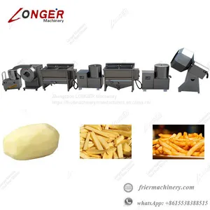 Fully Automatic Small Scale Potato Chips Making and Packaging Machinery Line thumbnail-1