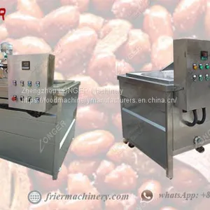 Commercial India Peanut Frying Machine 200kg/h Price Online thumbnail-2