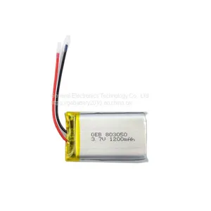 803050 1200mah 3.7V Li-polymer Battery for Digital Devices thumbnail-1