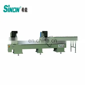 PVC Profile Cnc Control Double Mitre Cutting Saw/upvc Window Frame Cutting Machine/PVC Profile Cutting Machine thumbnail-1