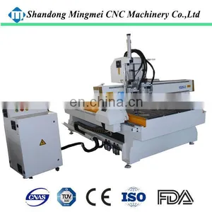 4.5kw Air Cool Spindle Double Heads Cnc Milling Wood Door Carving Cnc Router Engraving Machine With With Vacuum Table thumbnail-1
