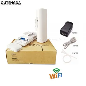 300Mbps 3Km Outdoor CPE AP 5.8Ghz WiFi Bridge Router 1000mW Wireless Wi-fi Repeater 14dBi Antenna 24V Poe Adapter Included thumbnail-1