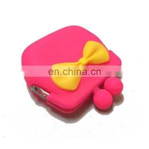 Kisslock Lady Fashion Coin Purse Customized Women Silicone Change Purse Wallet thumbnail-6