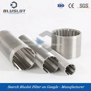 10 Microns High Quality Johnson Wedge Wire Screen Water Well Filter Tube Wedge Wire Screen Filter thumbnail-3