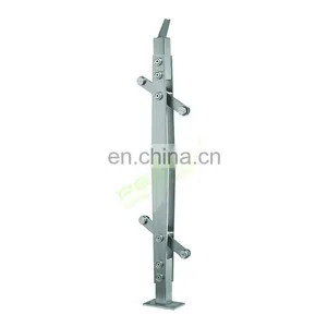 New Arrival Balcony Railing Post Stainless Steel Glass Balustrade Balustrade Design Systems thumbnail-2