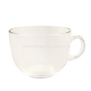Large Capacity Coffee Mug Heat-resistant Glass Milk Mug for Tea Beverage Oats Yoghurt thumbnail-5