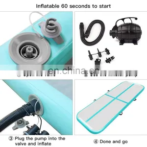 DWF Inflable Airtrack 6m x 1m x 20cm Gym Mat Tumble Inflatable Air Track Pro Gymnastics Tumbling Equipment For Sale thumbnail-5