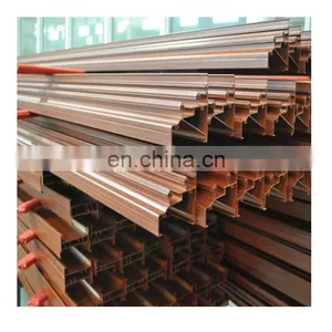 Custom Aluminium Extrusion Wood Grain Aluminum Siding Extruded Aluminum Profiles thumbnail-2