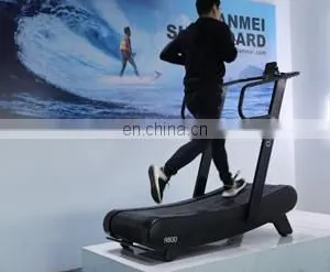 Equine Treadmill,self-powered Non-motorized Curved Manual Treadmill,slim Running Machine Stair Treadmill thumbnail-5