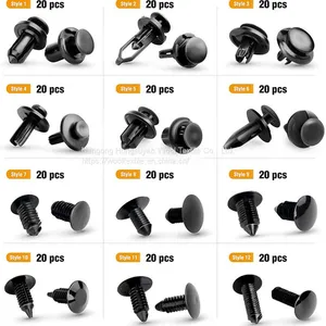 Automobile Nylon Bumper Fastener Rivet Clip Automobile Parts Holder thumbnail-4