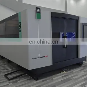 Big Surround Fiber Laser Cutting Machine for Steel Plate Hardware Iron Cabinet Sheet Metal 1500w 2040 thumbnail-4