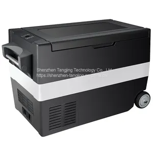 2021 New Dual Temperature Zone Independent Refrigeration Can Reach Minus 20 Degrees 35L Wholesale OEM Compressor Car Refrigerator thumbnail-5