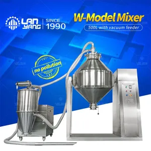 Stainless W Type Mixing Machine for Dry Powder Double Cone Powder Mixer thumbnail-3