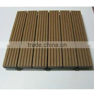 Outdoor Interlocking Grooved Easy Install DIY WPC Tile SD-DIT16 thumbnail-1