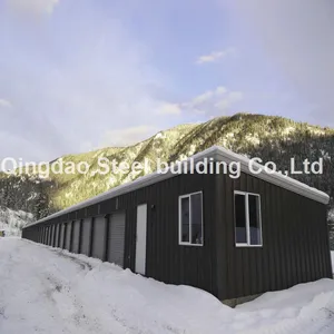 Wide Span Prefabricated Steel Structure Industrial Construction Metal Building Warehouse for Factory Warehouse Rent thumbnail-1