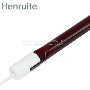 1200w Ruby Infrared Halogen Lamp 960mm Quartz Ruby Heat Tube for Sale thumbnail-1