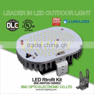 UL DLC Temperature Control Protection 120w LED Shoebox Retrofit Kit thumbnail-1