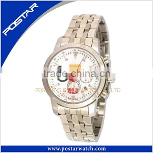 Men Sapphire Quartz Stainless Steel Watch Water Resistant Multifunction thumbnail-1