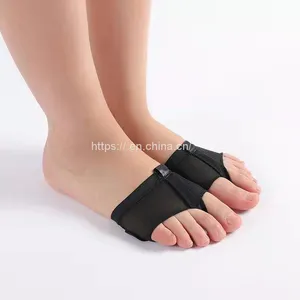 Black Color Dance Sole Sock Foot Thongs Dancing Foot Protective Sleeve Dance Foot Guards thumbnail-2